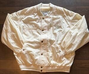 Vintage 80s Mighty-Mac Nylon Bomber Jacket Country Club XL